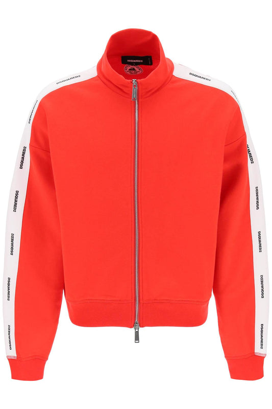 Dsquared2 Dsquared2 zip-up sweatshirt with logo bands