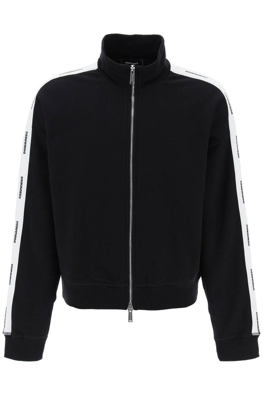 Dsquared2 Dsquared2 zip-up sweatshirt with logo bands