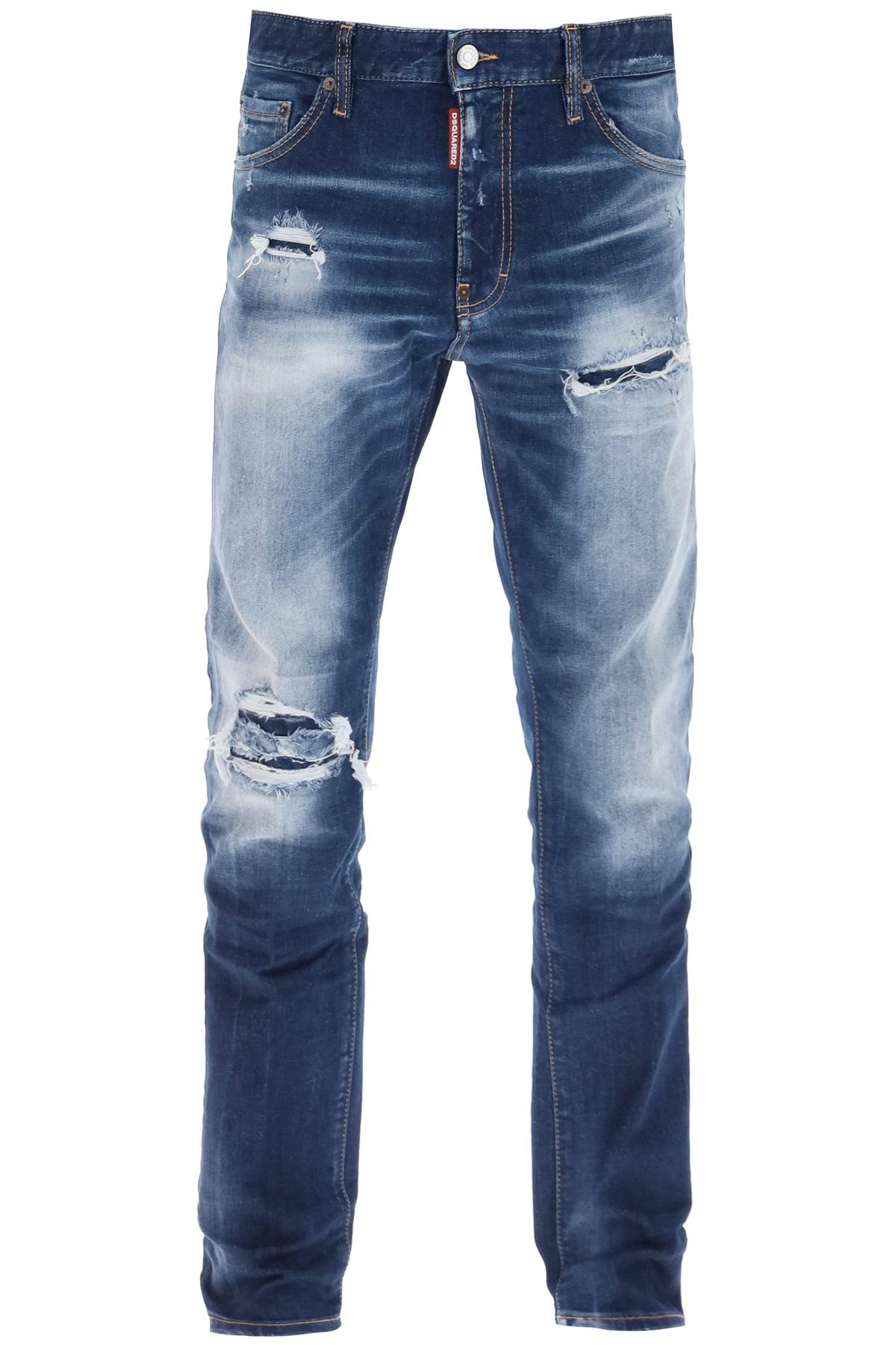 Dsquared2 Dsquared2 cool guy jeans in medium worn out booty wash