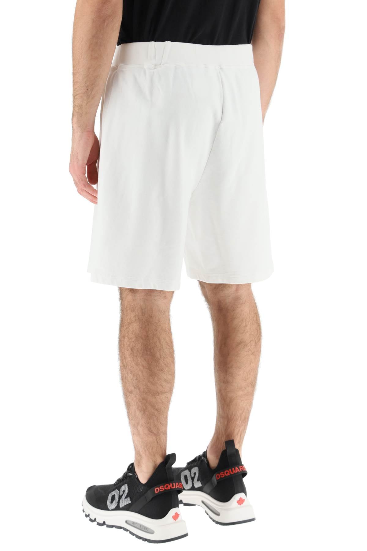 Dsquared2 Dsquared2 jersey bermuda shorts with logo