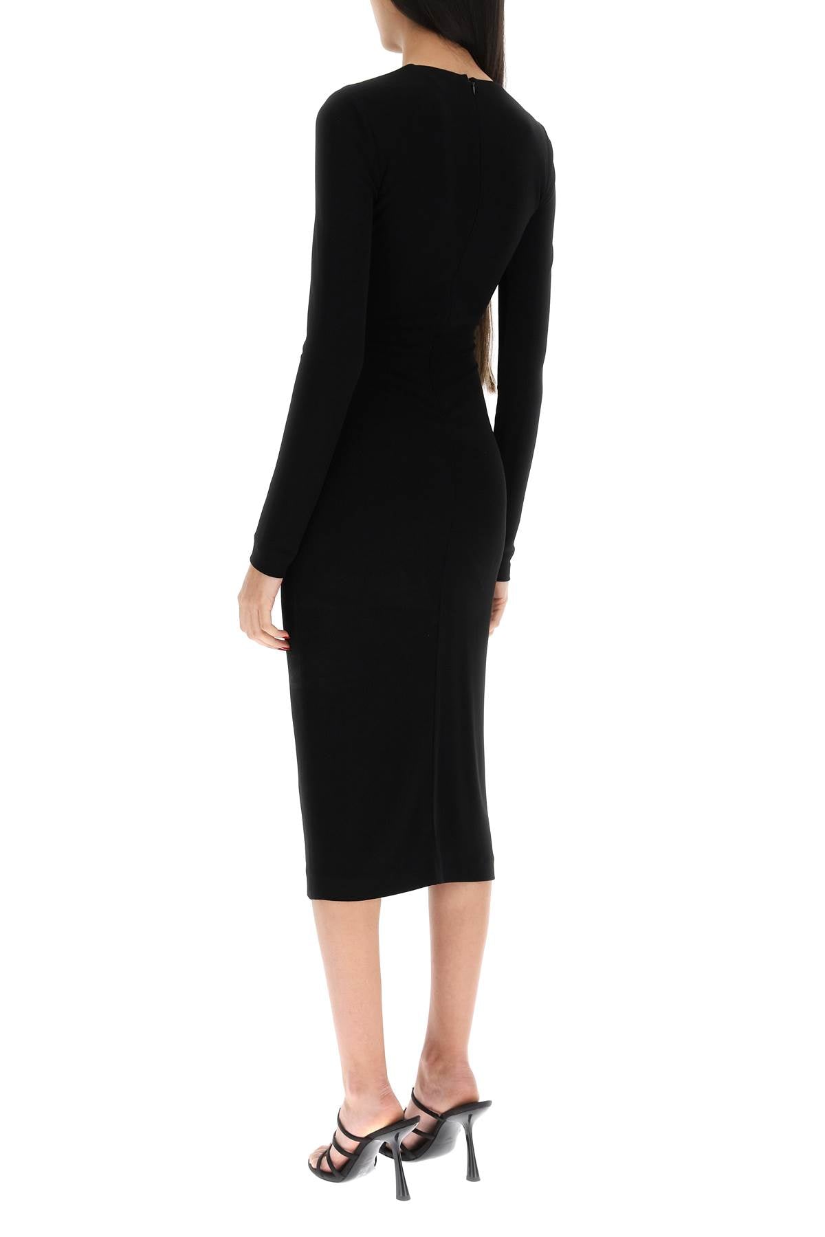 Dsquared2 Dsquared2 'peekaboo' jersey midi dress