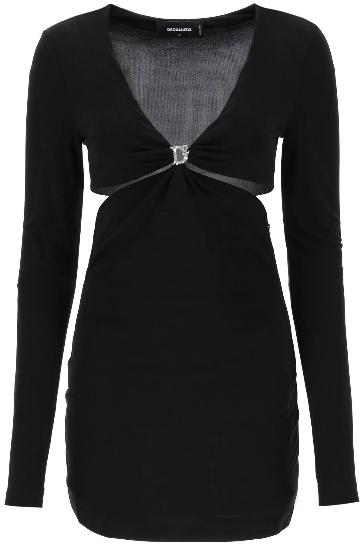 Dsquared2 Dsquared2 cut-out mini dress in jersey