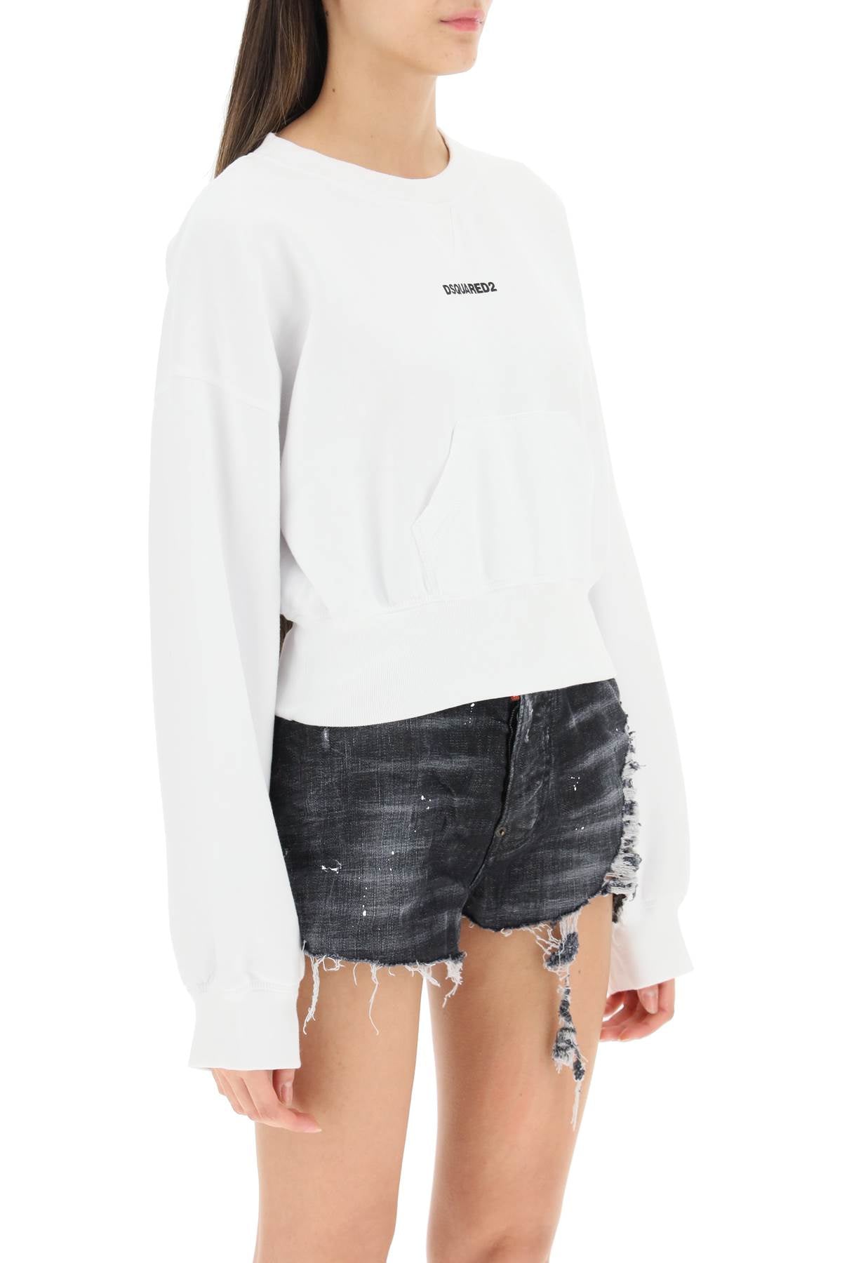 Dsquared2 Dsquared2 cropped sweatshirt with logo