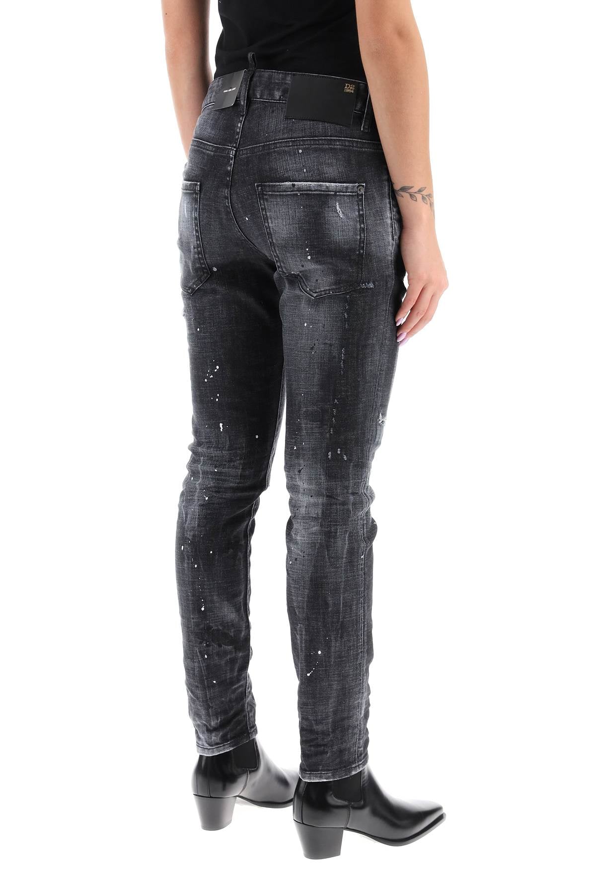 Dsquared2 Dsquared2 dark clean wash 'jennifer' jeans