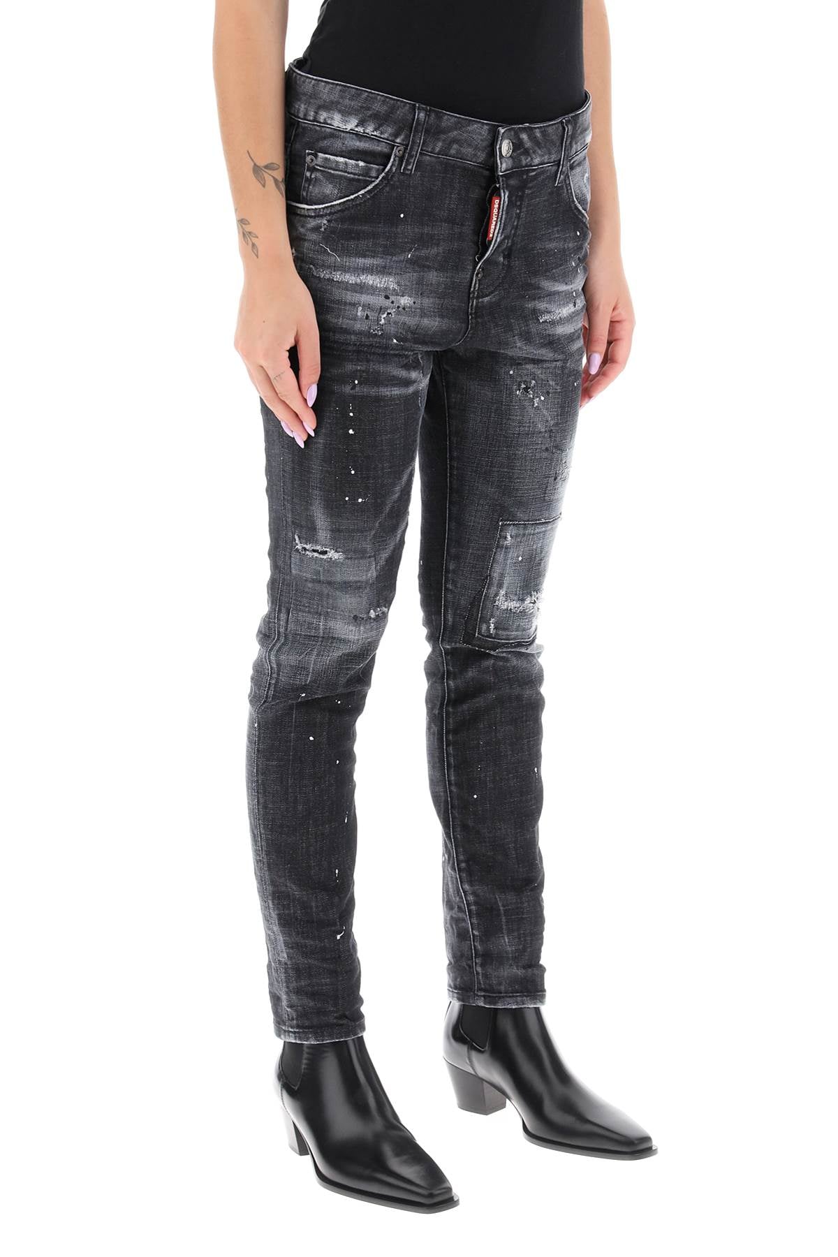 Dsquared2 Dsquared2 dark clean wash 'jennifer' jeans