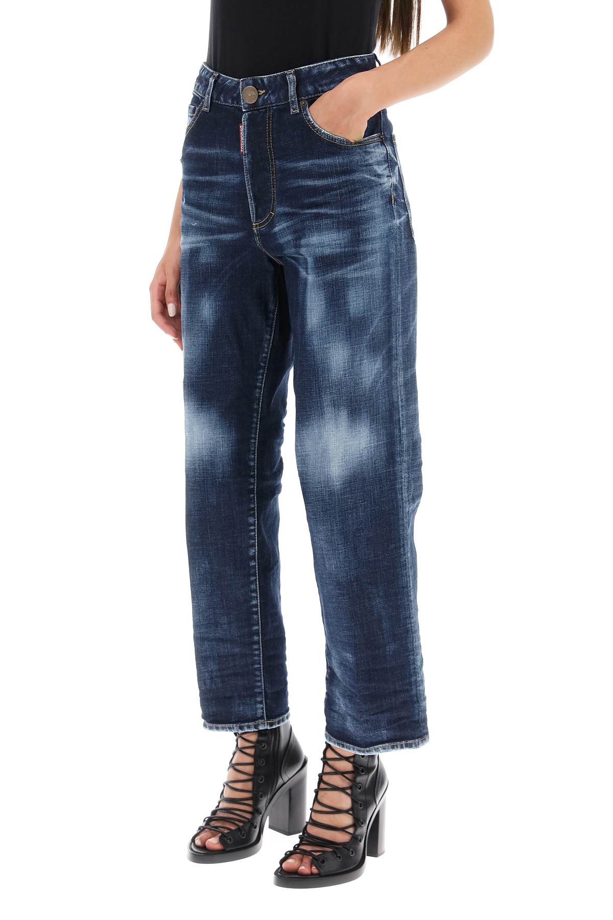 Dsquared2 Dsquared2 'boston' cropped jeans