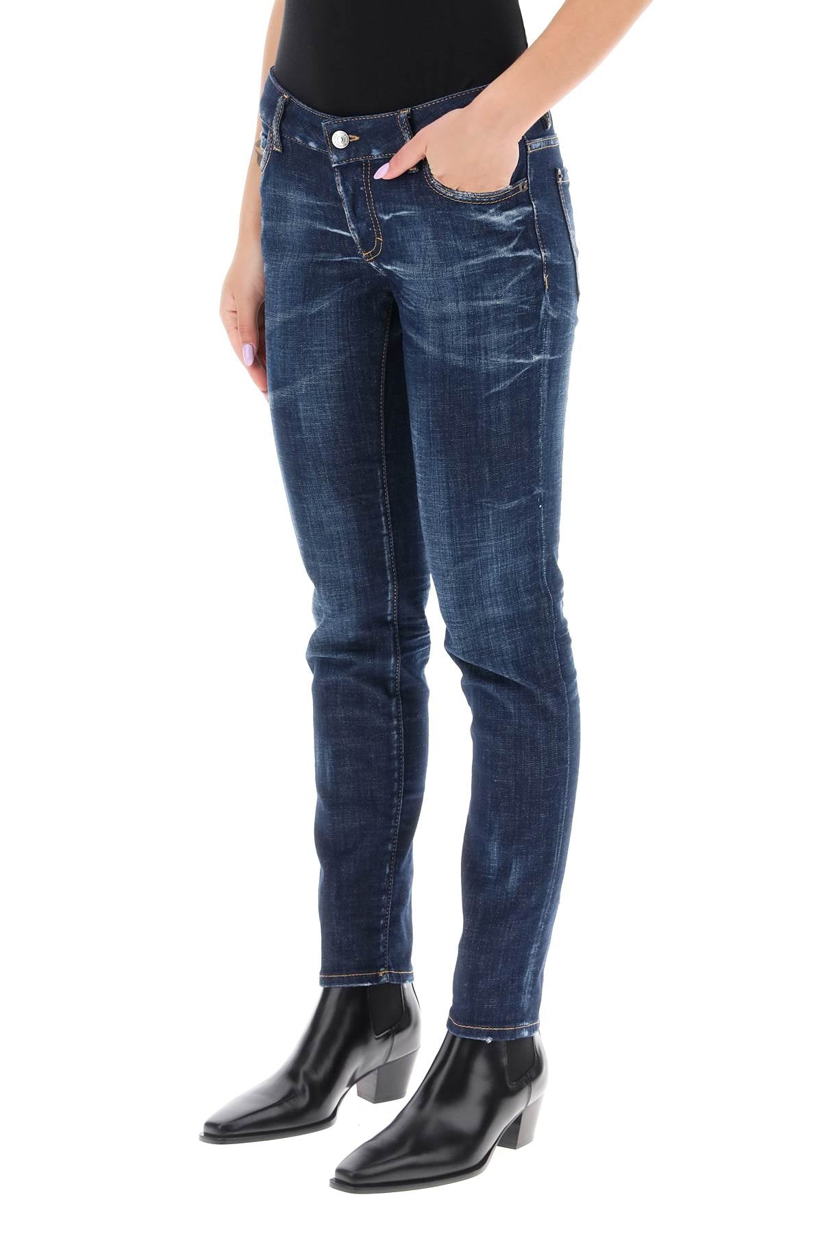 Dsquared2 Dsquared2 dark clean wash 'jennifer' jeans