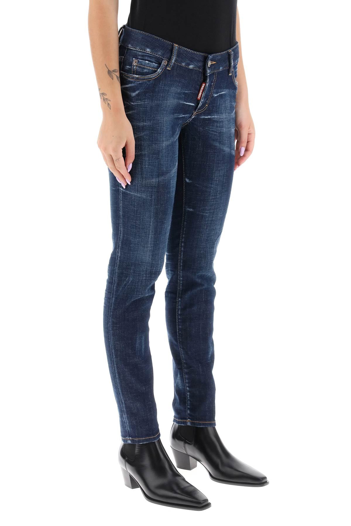 Dsquared2 Dsquared2 dark clean wash 'jennifer' jeans