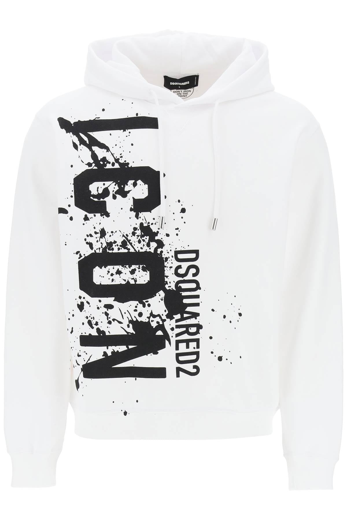 Dsquared2 Dsquared2 cool fit hoodie with icon splash print