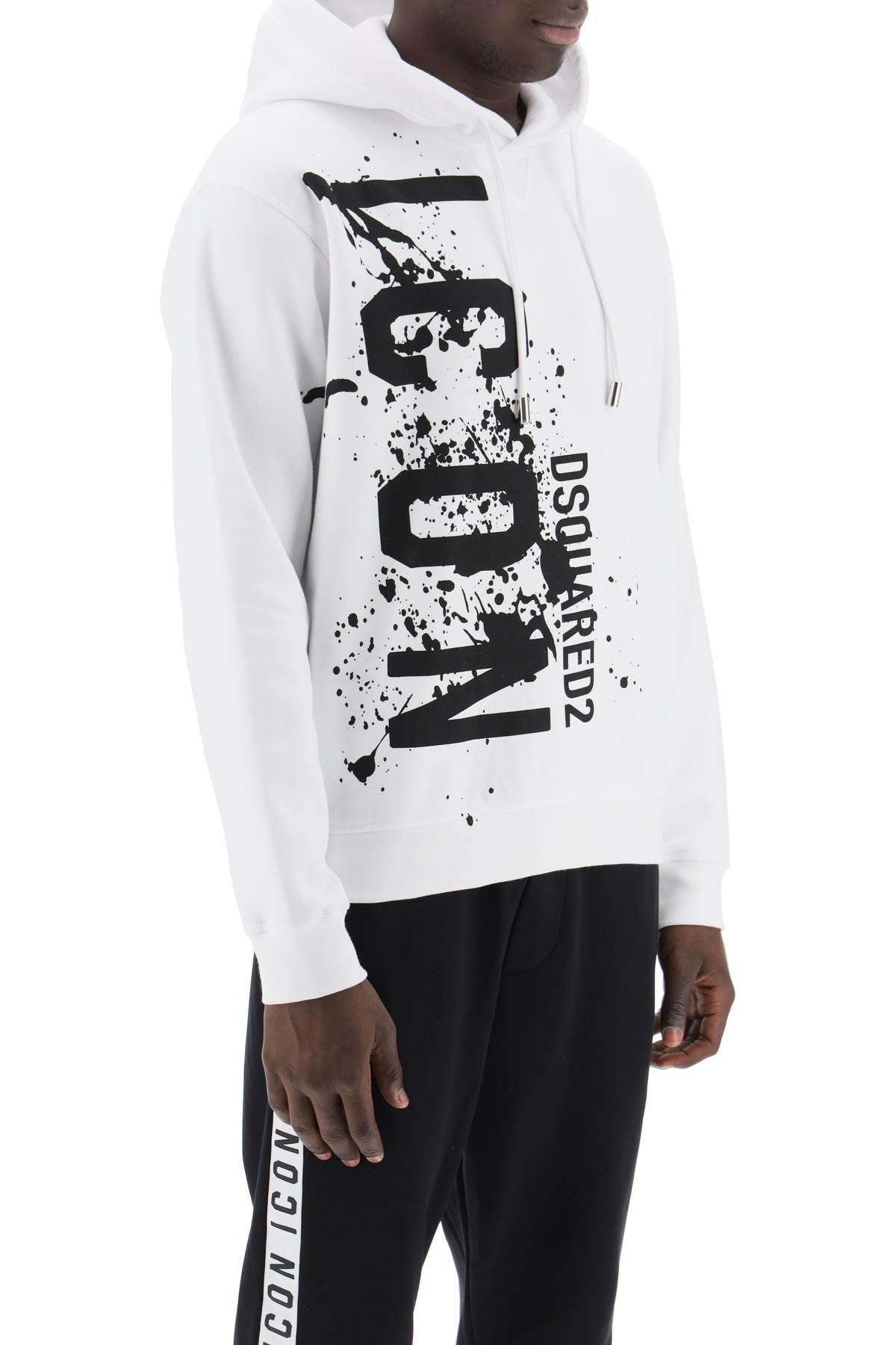 Dsquared2 Dsquared2 cool fit hoodie with icon splash print