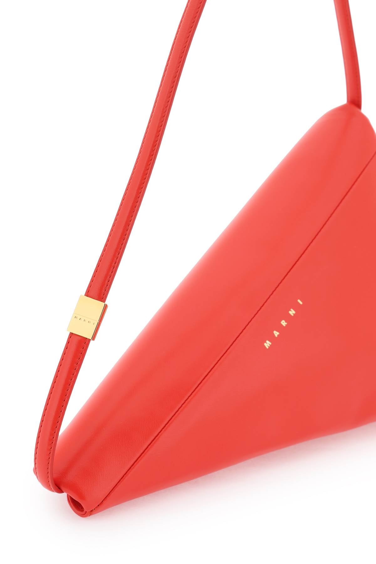 Marni Marni leather prisma triangle bag