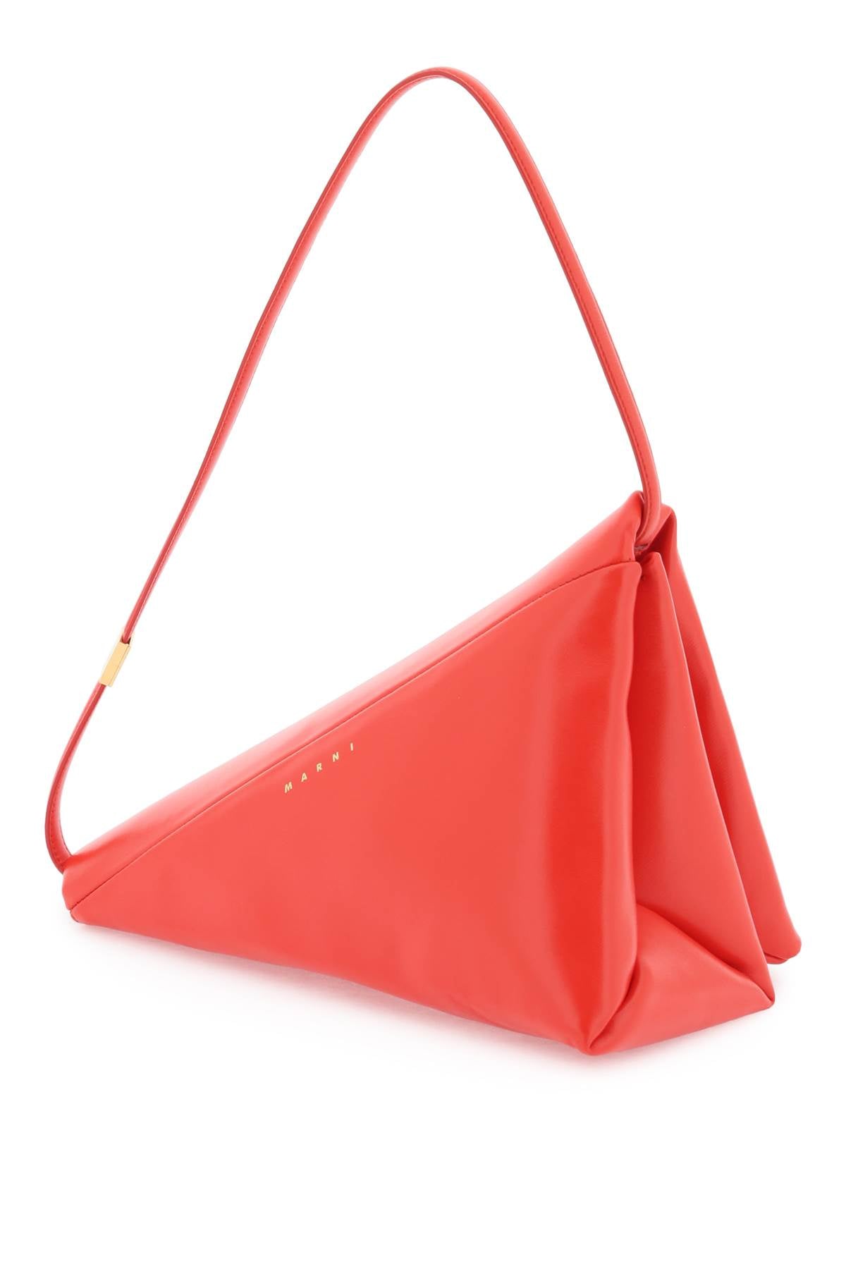 Marni Marni leather prisma triangle bag