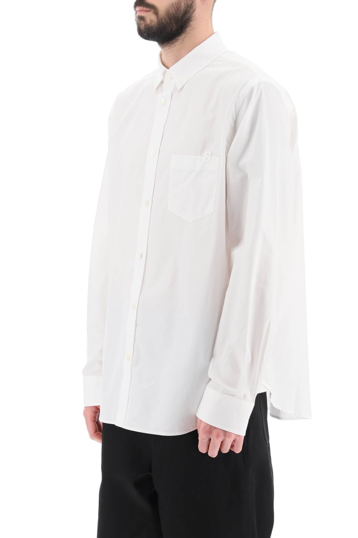 Sacai Sacai thomas mason cotton poplin shirt