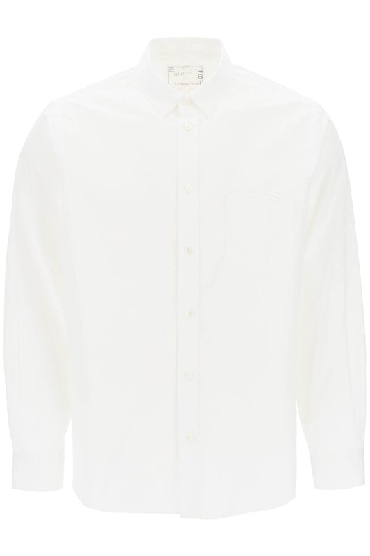 Sacai Sacai thomas mason cotton poplin shirt