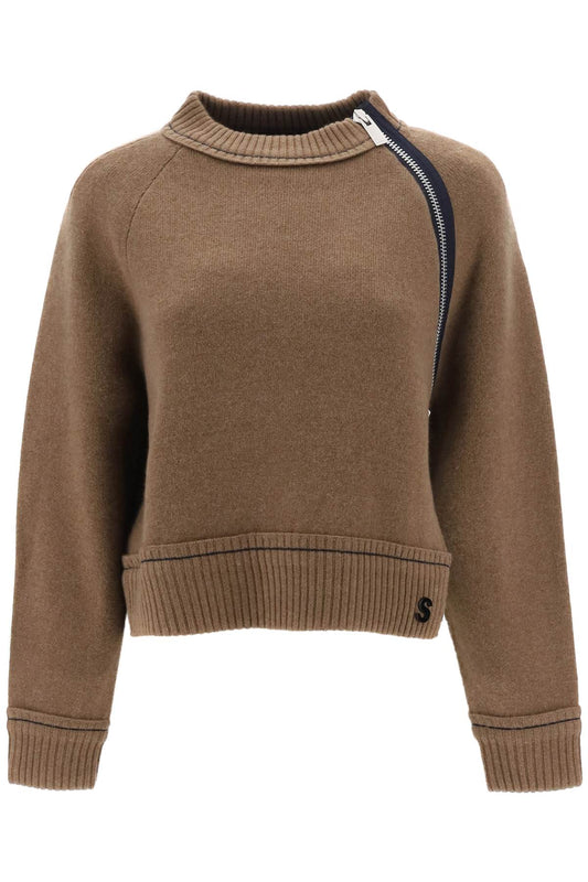 Sacai Sacai cashmere cotton sweater