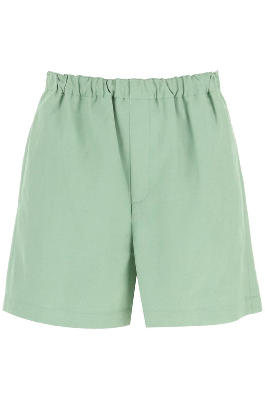 Loulou Studio Loulou studio viscose and linen shorts