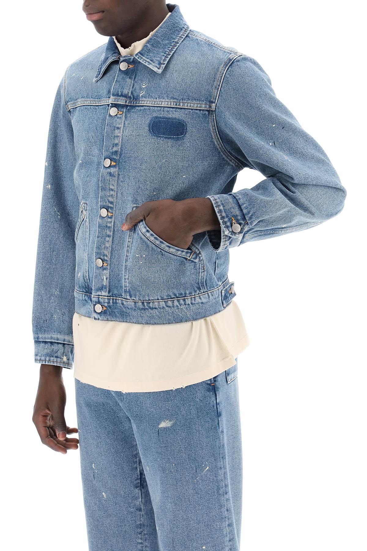 MM6 Maison Margiela Mm6 maison margiela giacca corta in denim