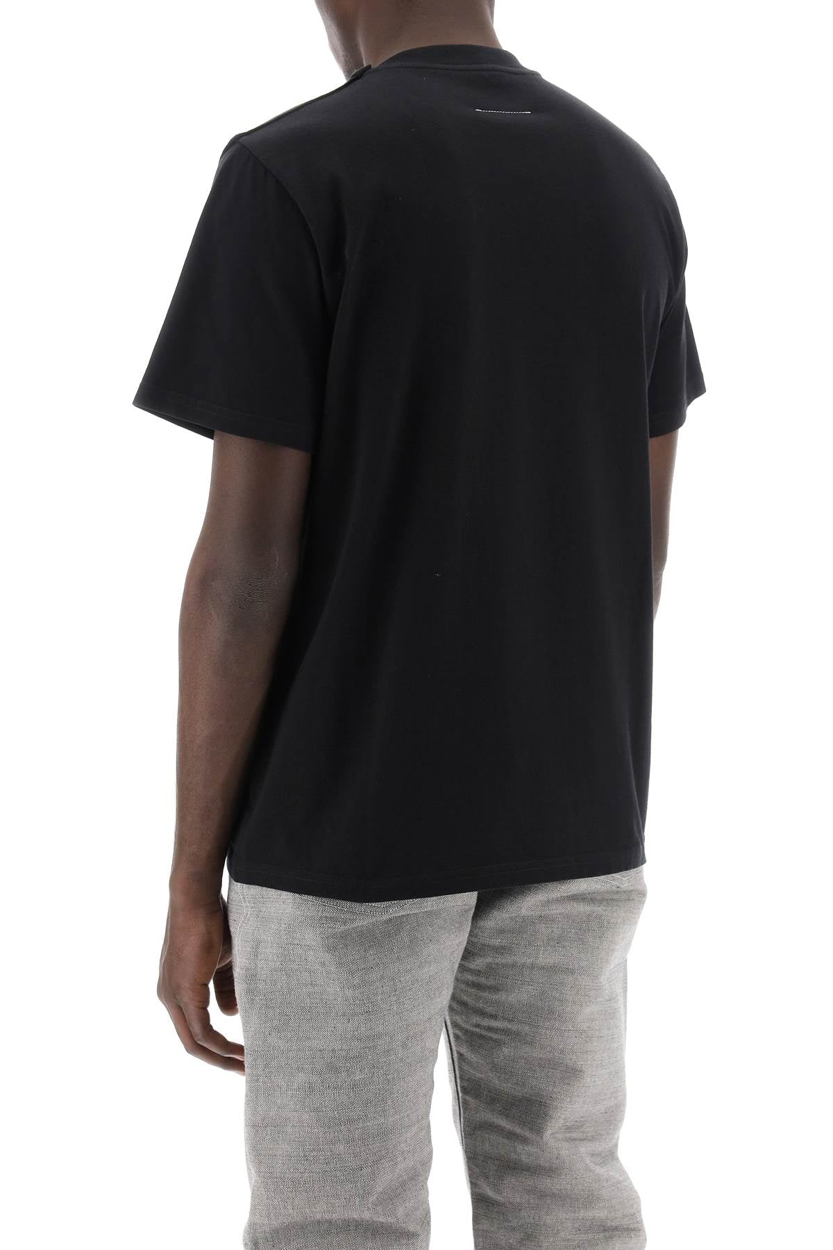 MM6 Maison Margiela Mm6 maison margiela layered t-shirt with numeric signature print effect