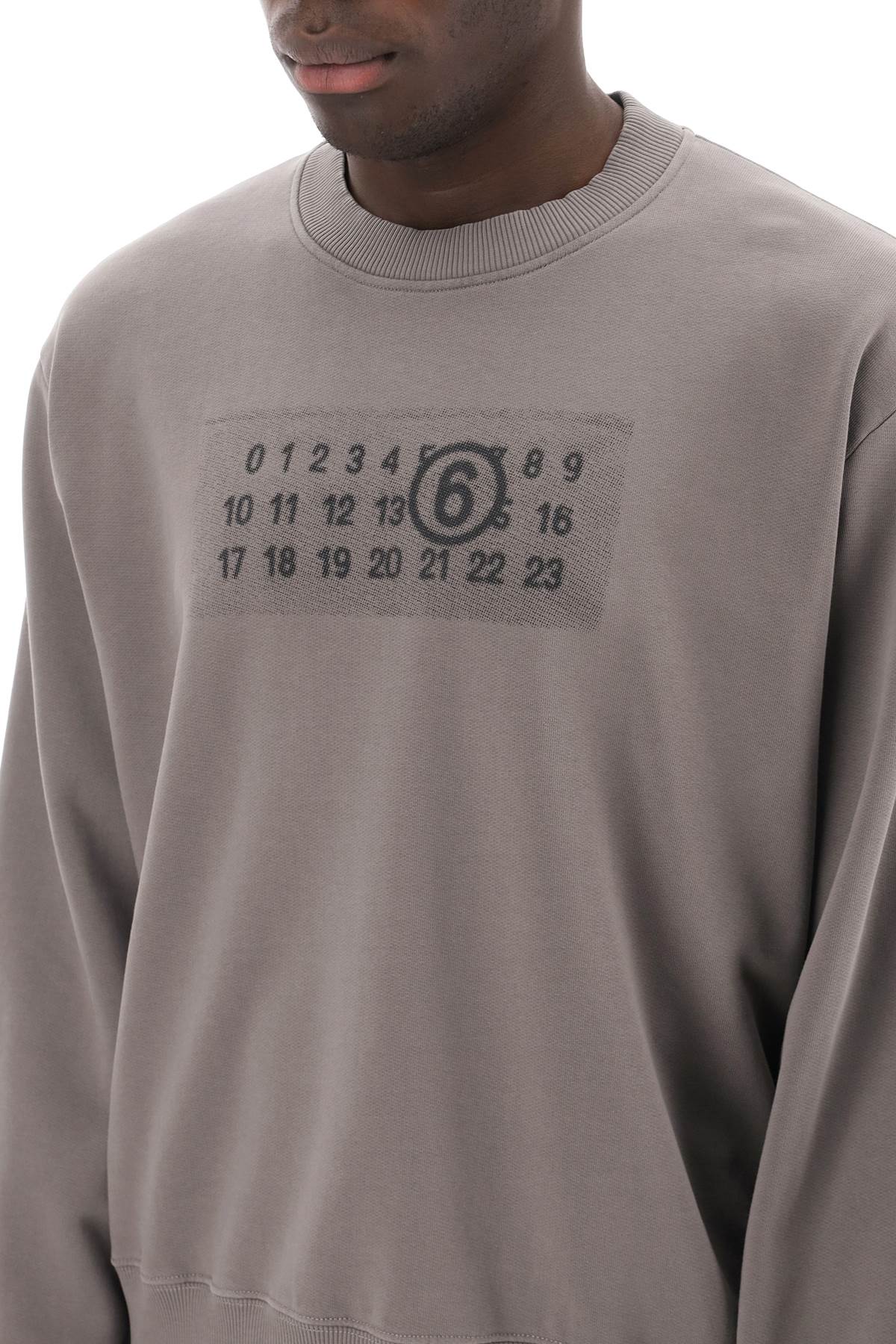 MM6 Maison Margiela Mm6 maison margiela sweatshirt with numeric logo print