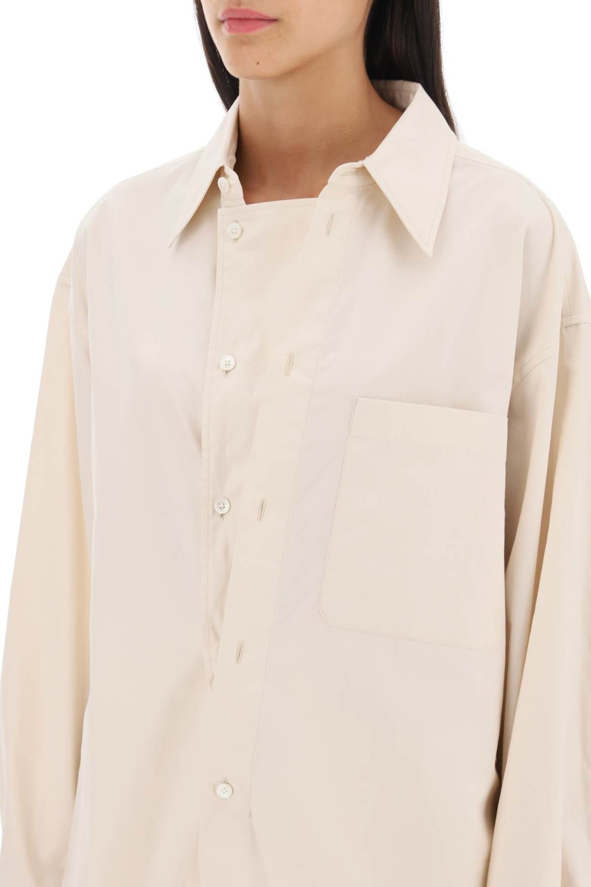 Lemaire Lemaire oversized shirt in poplin