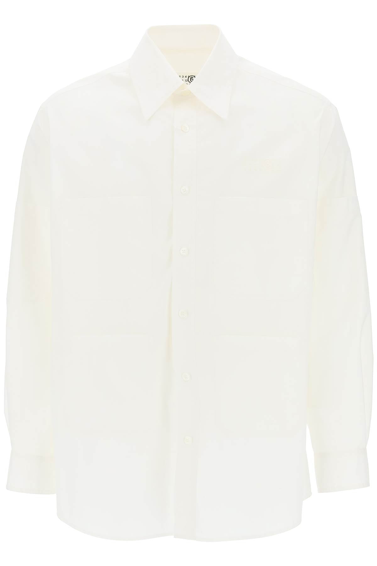 MM6 Maison Margiela Mm6 maison margiela "poplin multi-pocket shirt