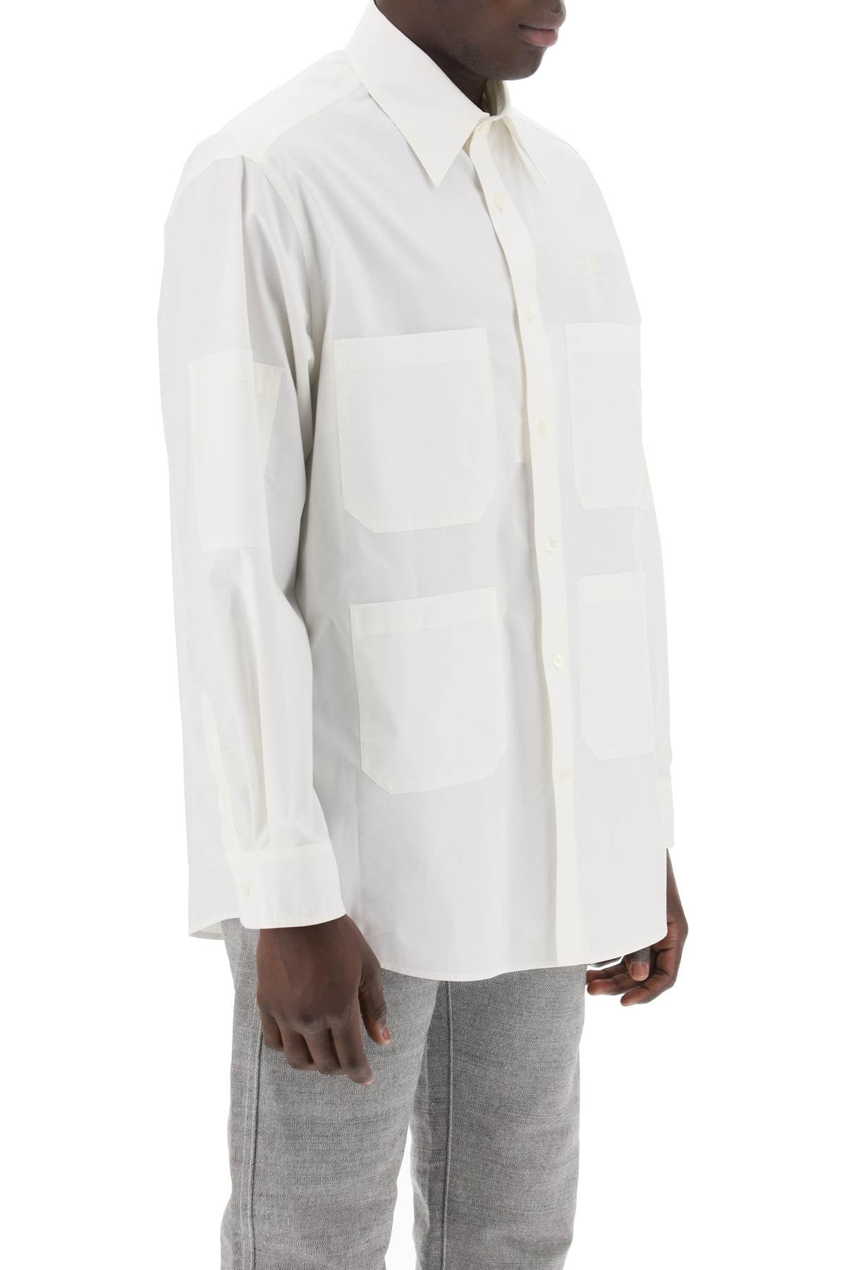 MM6 Maison Margiela Mm6 maison margiela "poplin multi-pocket shirt