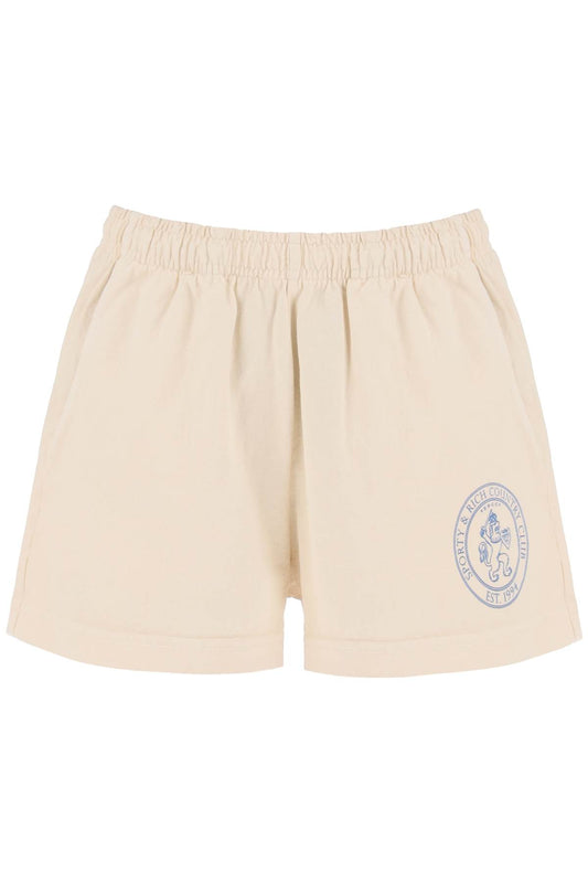 Sporty & Rich Sporty rich lion crest disco jersey shorts