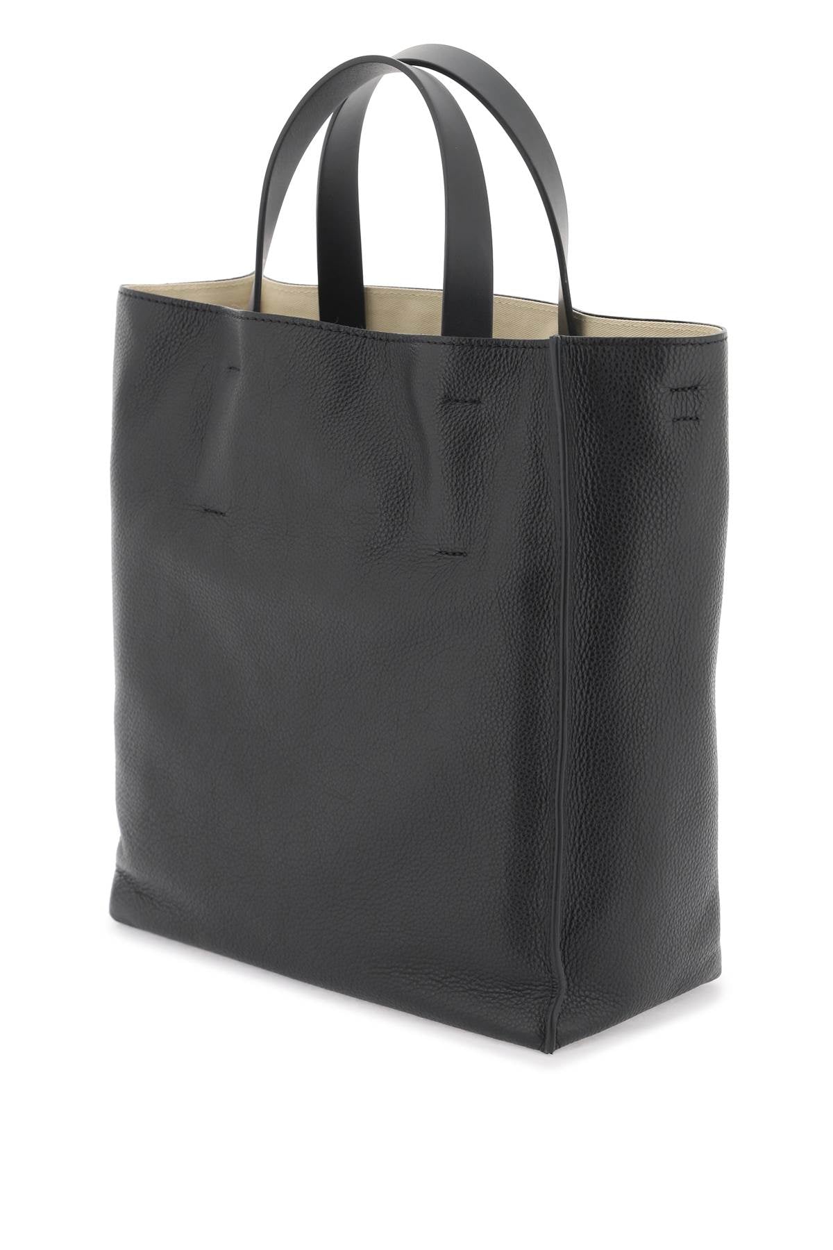 Marni leather museum tote bag