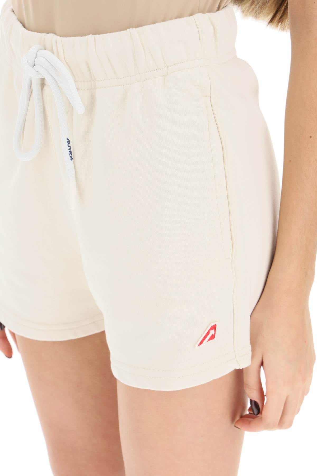 Autry Autry logo patch sweatshorts