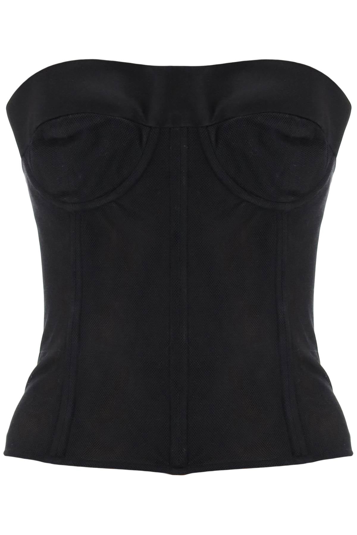 Maison Margiela Maison margiela bustier top in mesh