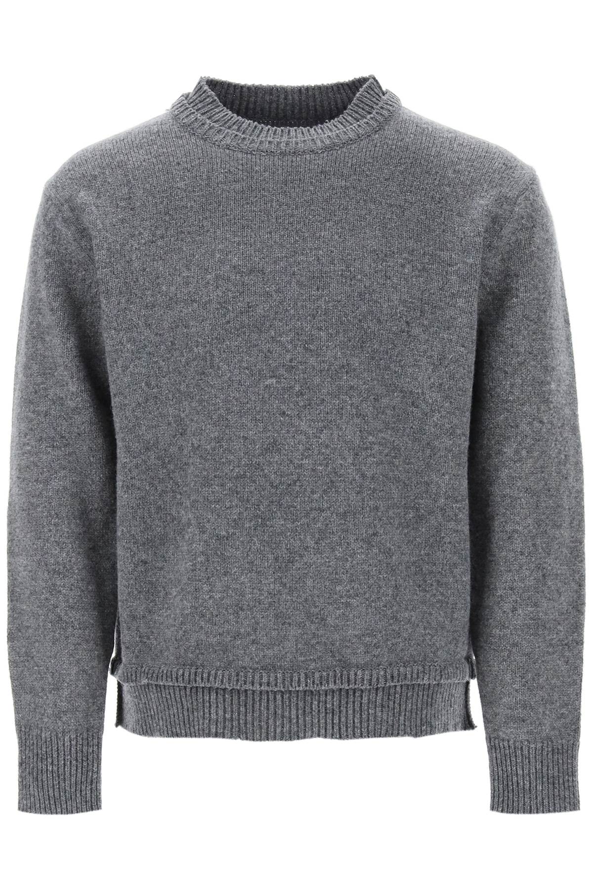 Maison Margiela Maison margiela crew neck sweater with elbow patches