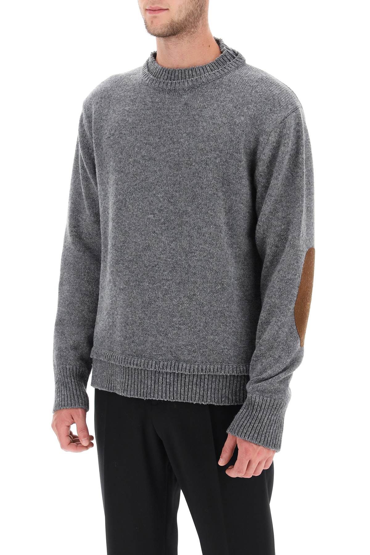 Maison Margiela Maison margiela crew neck sweater with elbow patches