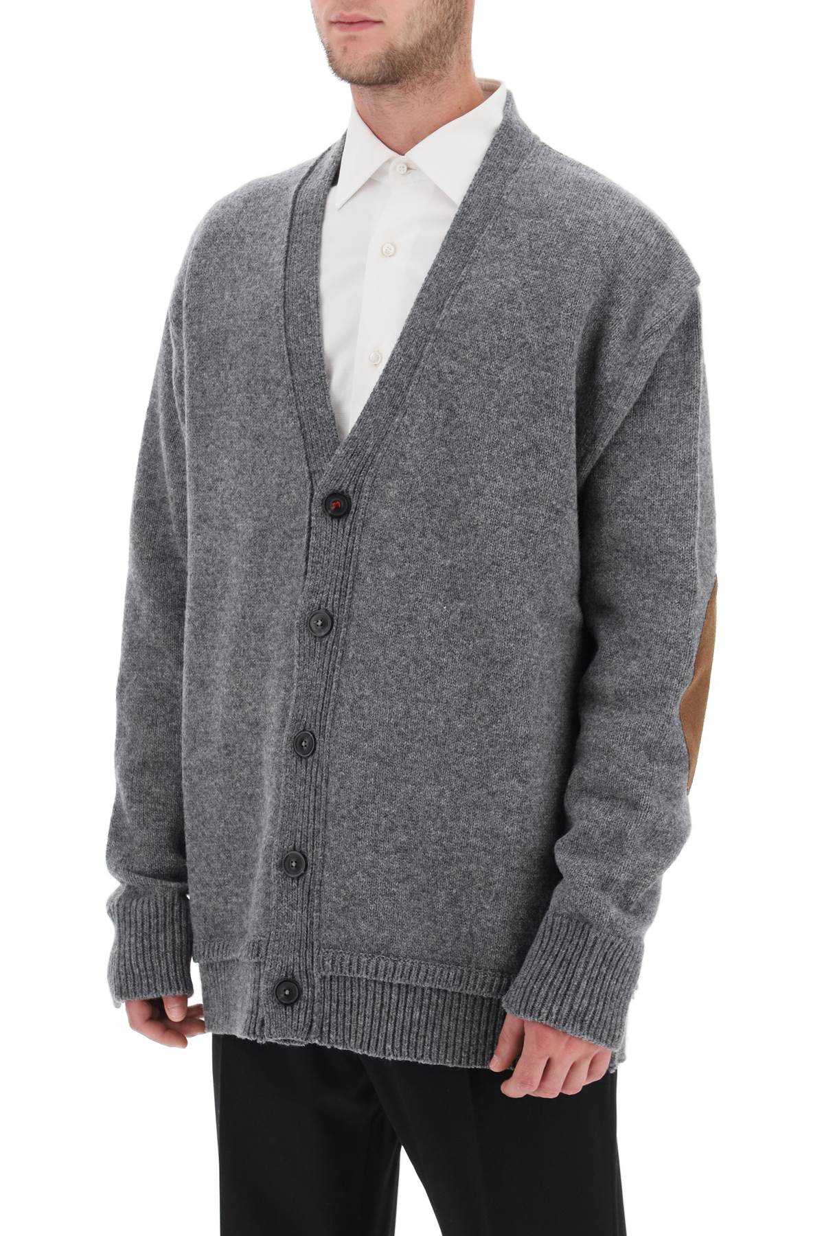 Maison Margiela Maison margiela cardigan with elbow patches