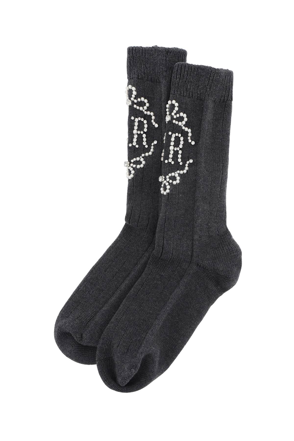 Simone Rocha Simone rocha sr socks with pearls and crystals