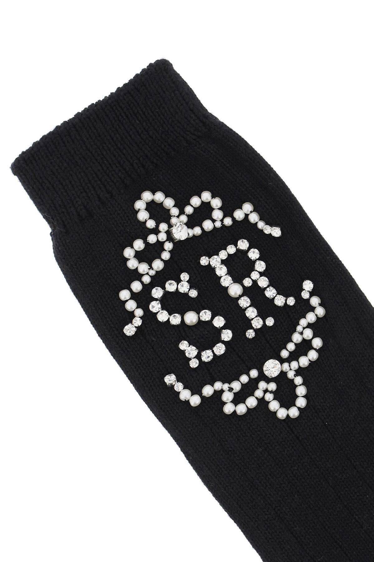 Simone Rocha Simone rocha sr socks with pearls and crystals