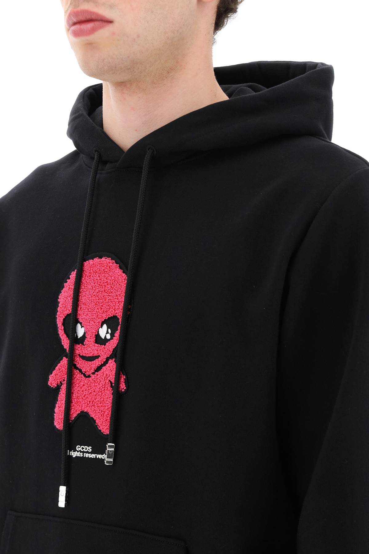 GCDS Gcds wirdo patch hoodie