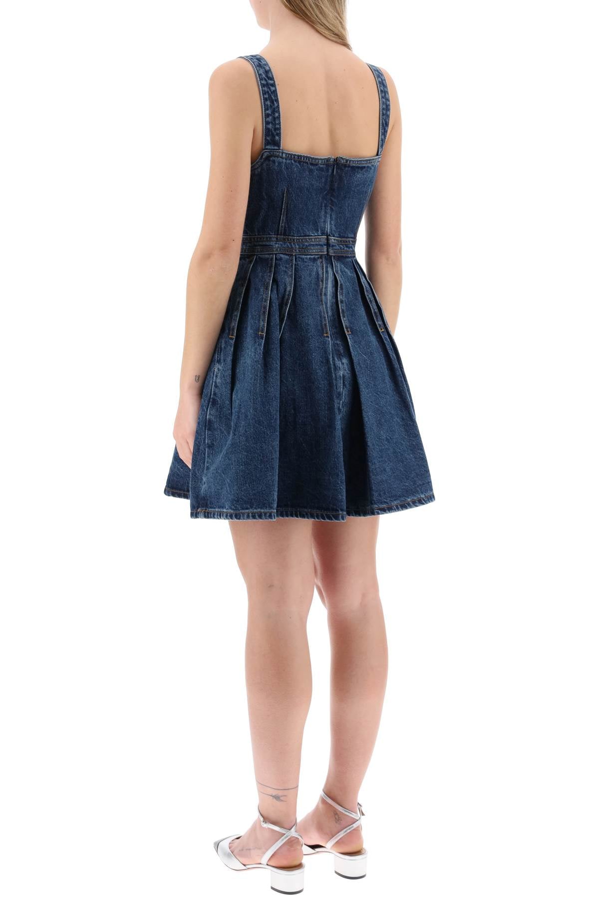 Self Portrait Self portrait mini denim dress in seven words