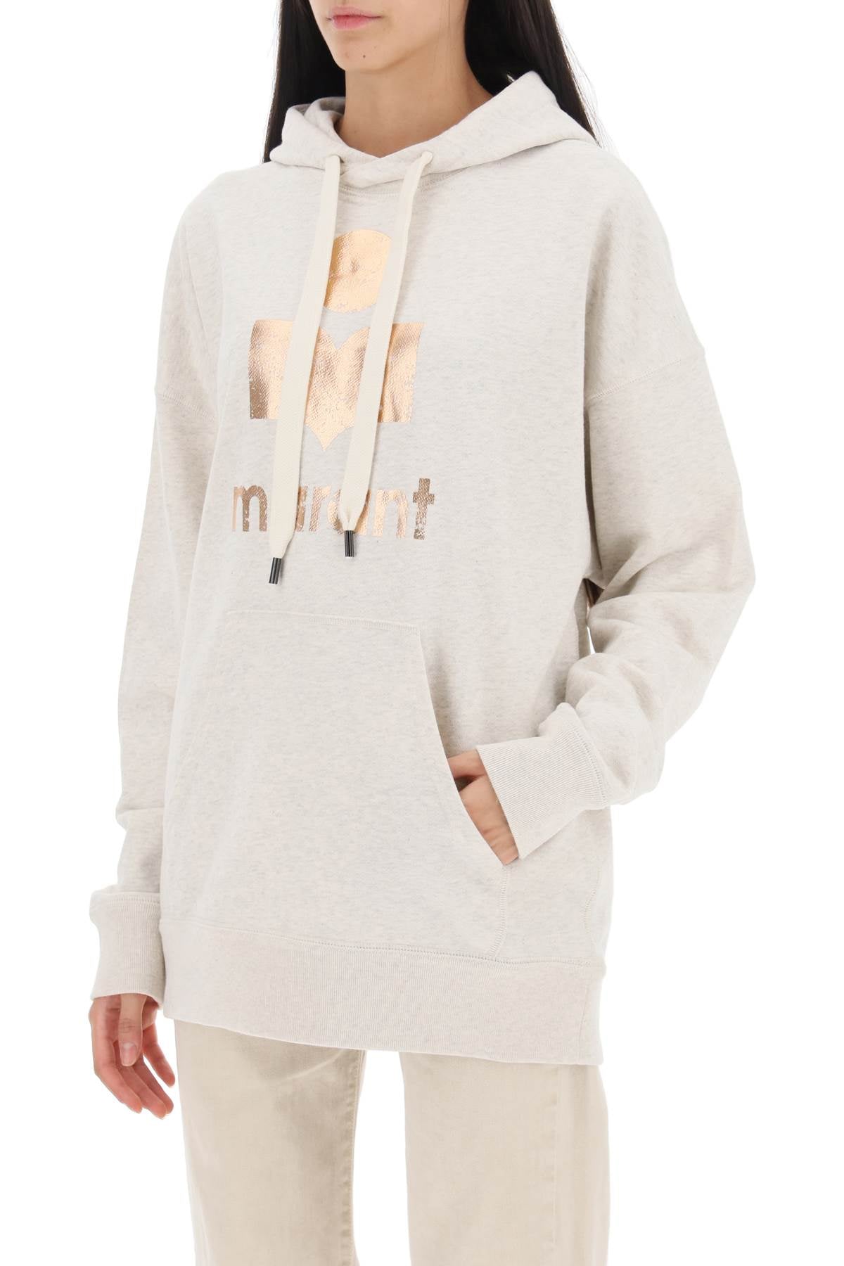 Marant ETOILE Isabel marant etoile mansel sweatshirt with metallic logo