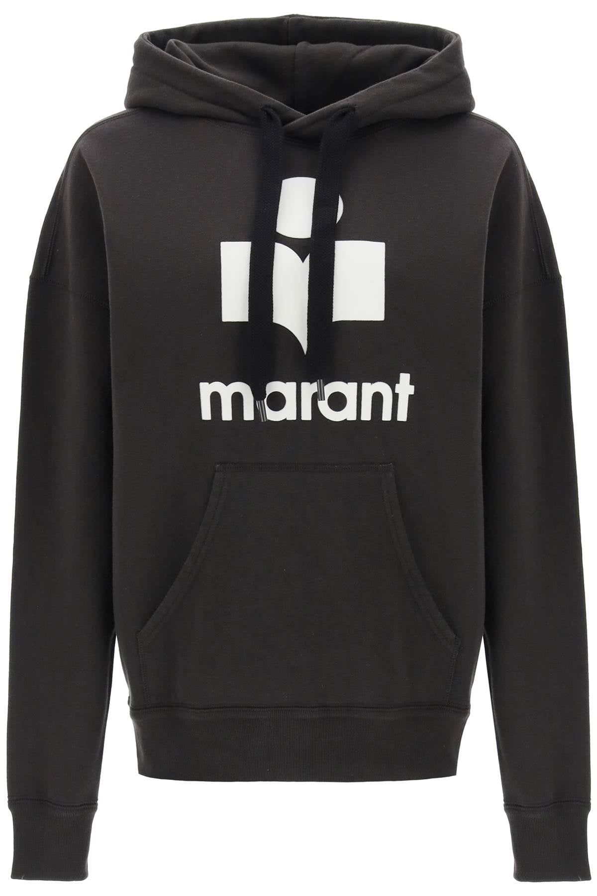 Marant ETOILE Isabel marant etoile mansel hoodie with flocked logo