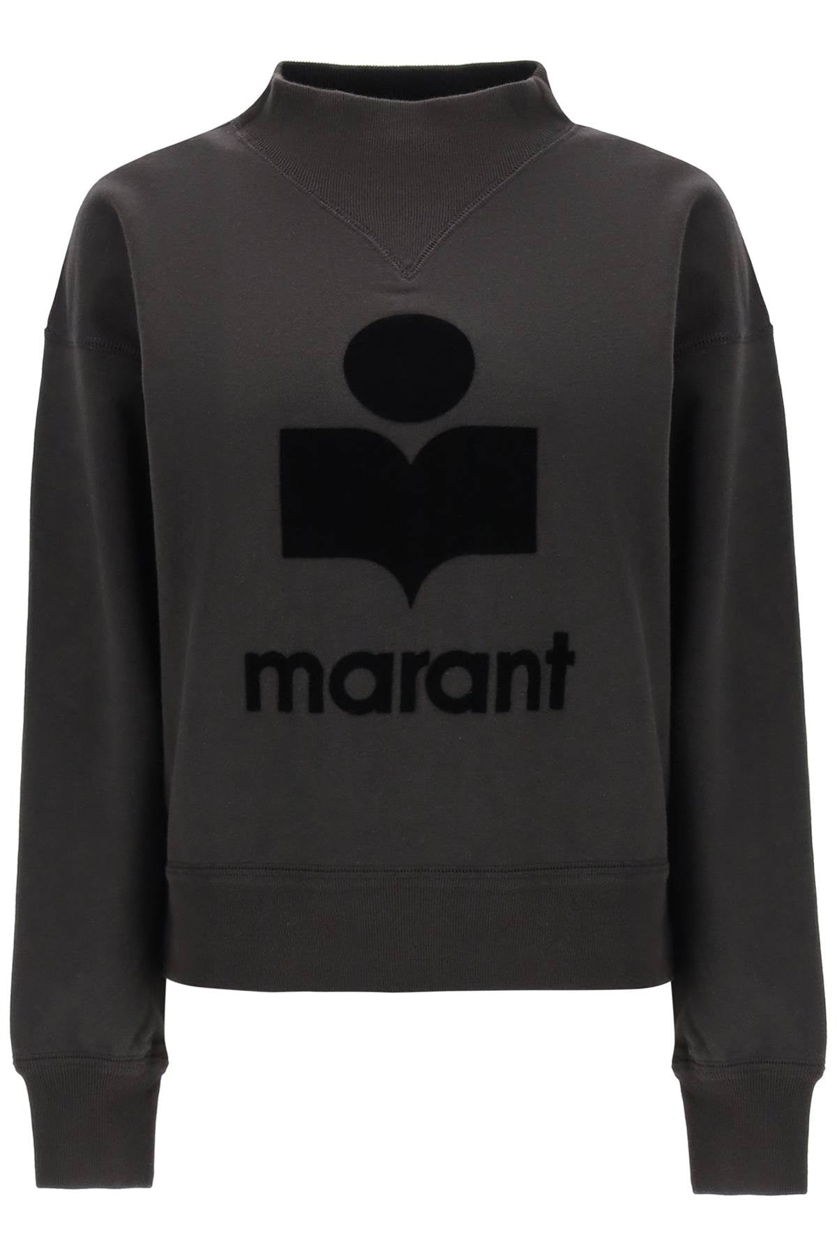 Marant ETOILE Isabel marant etoile moby sweatshirt with flocked logo