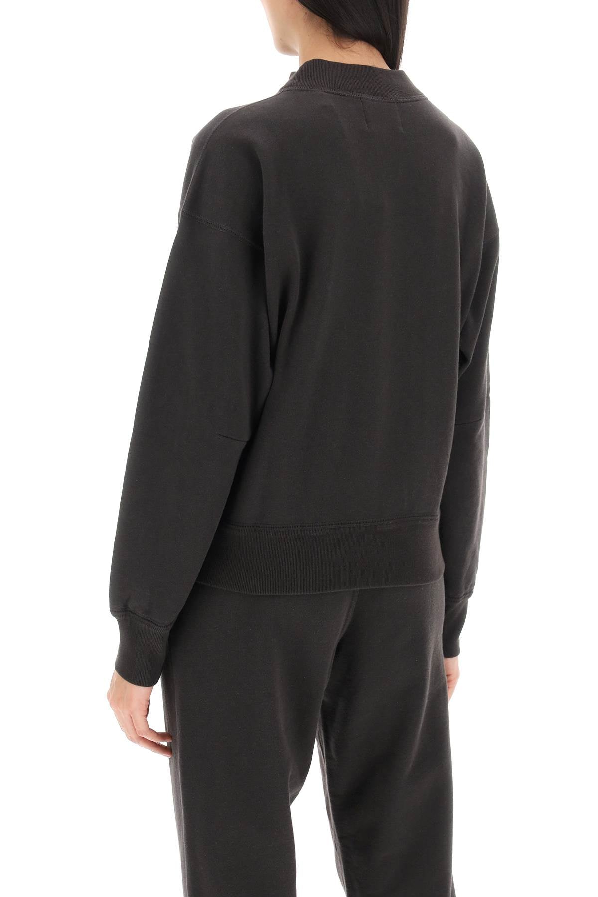 Marant ETOILE Isabel marant etoile moby sweatshirt with flocked logo