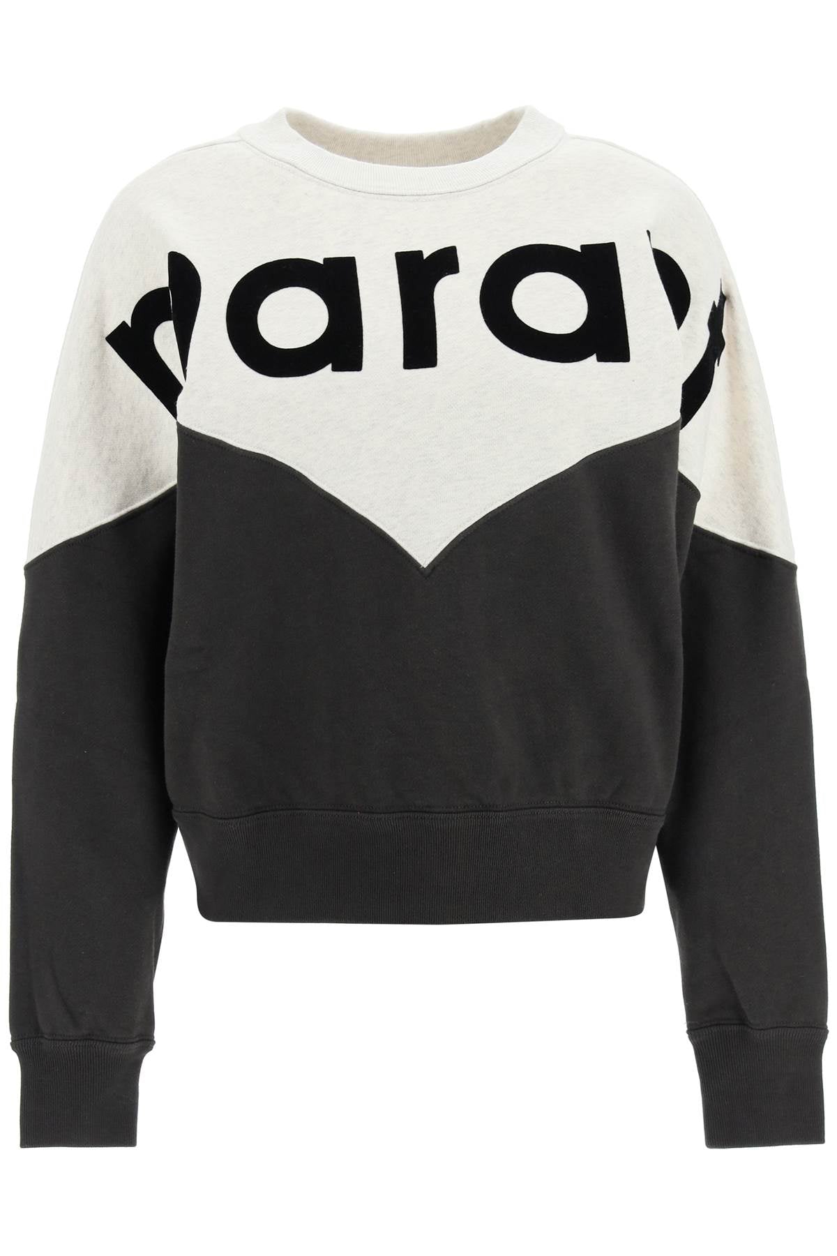 Marant ETOILE Isabel marant etoile houston sweatshirt with flocked logo