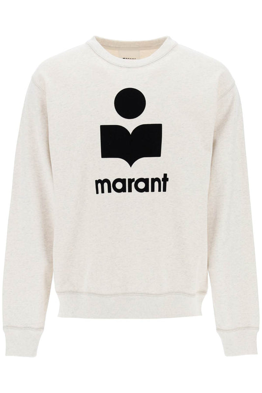 Marant Marant mikoy flocked logo sweatshirt