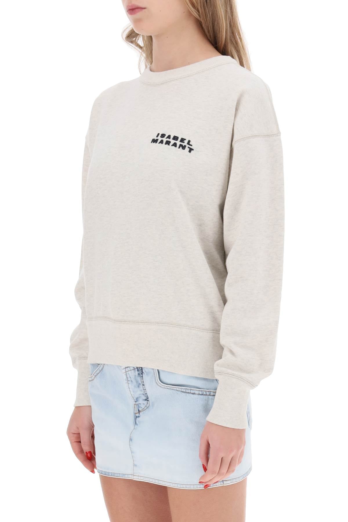 Isabel Marant Isabel marant shad sweatshirt with logo embroidery