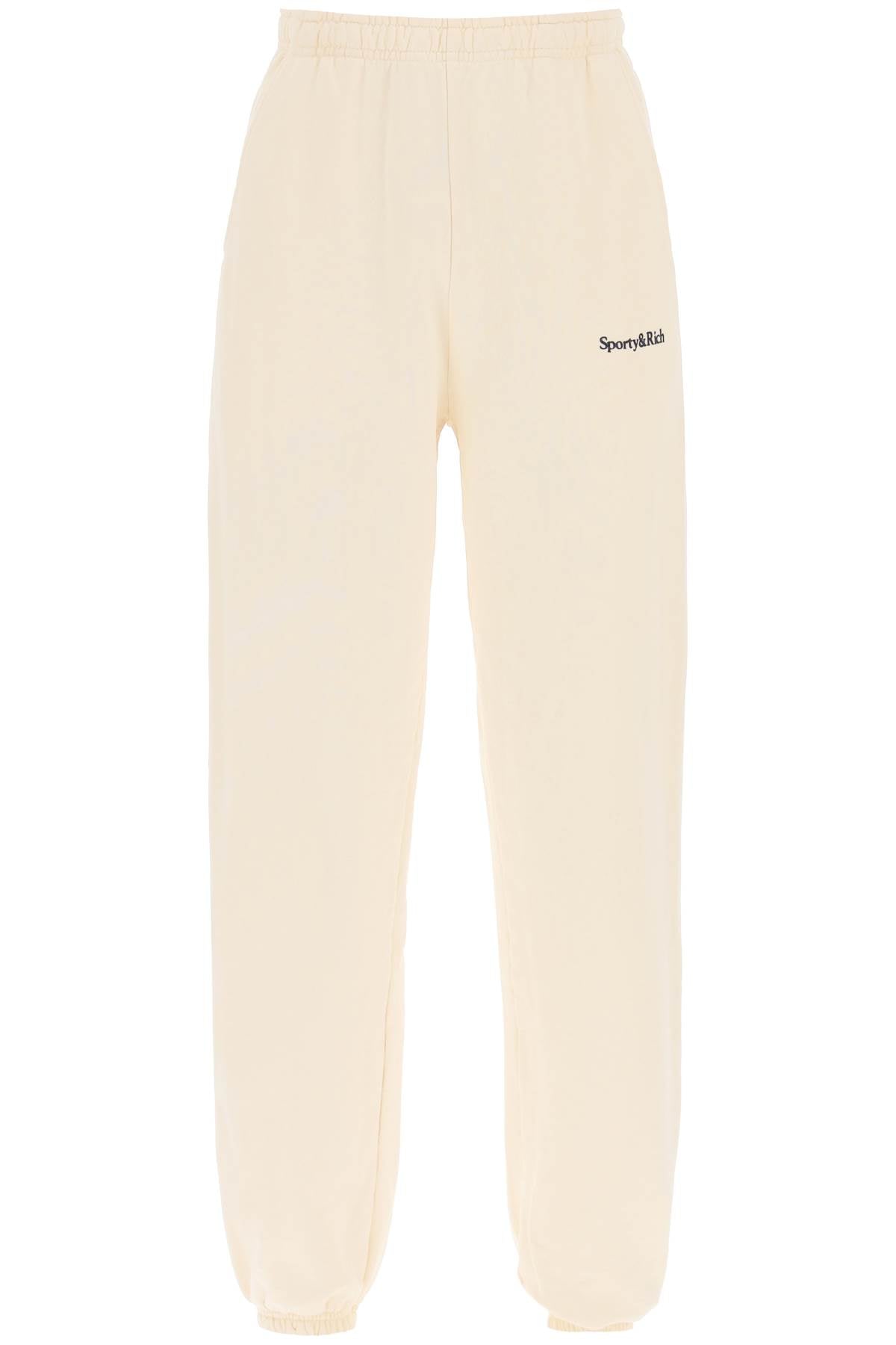 Sporty & Rich Sporty rich jogger pants with logo detail