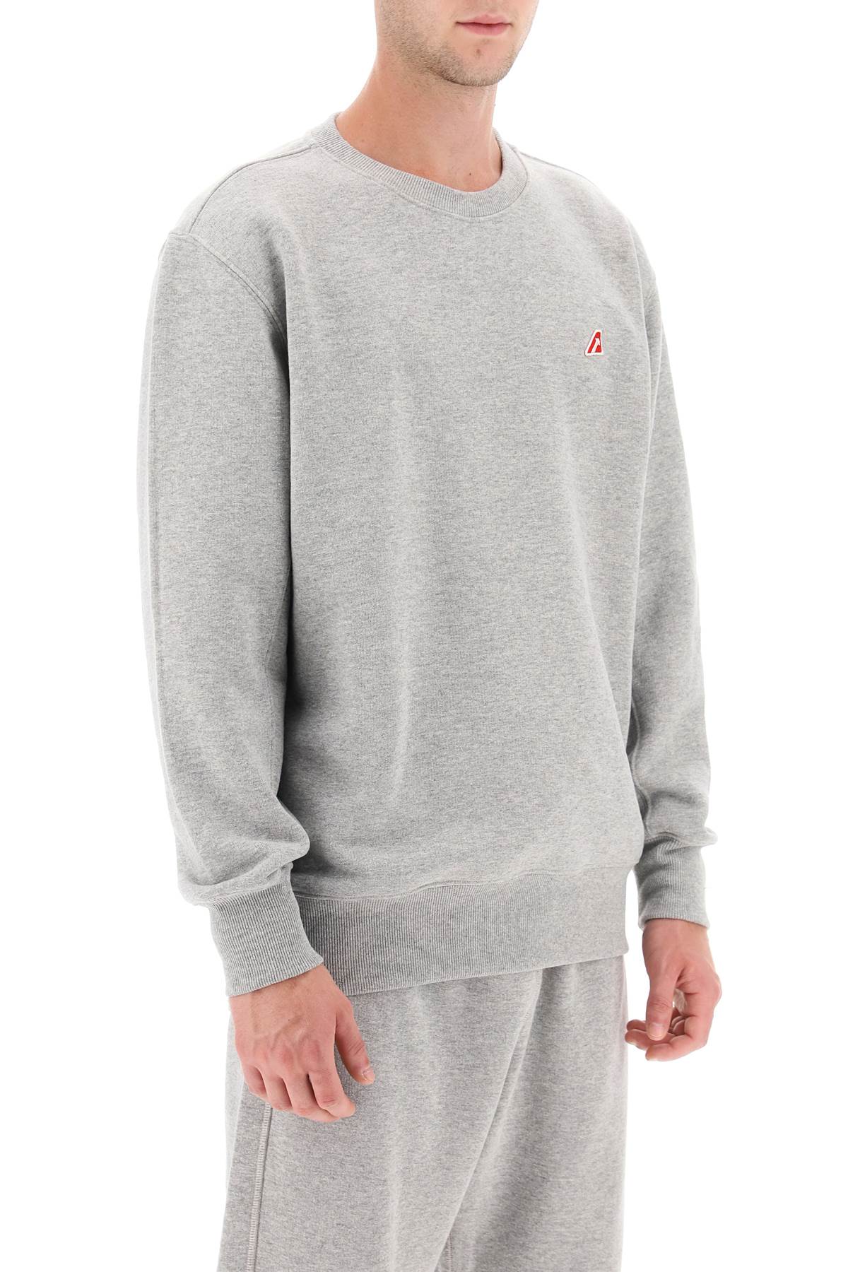 Autry Autry crew-neck sweatshirt with logo patch