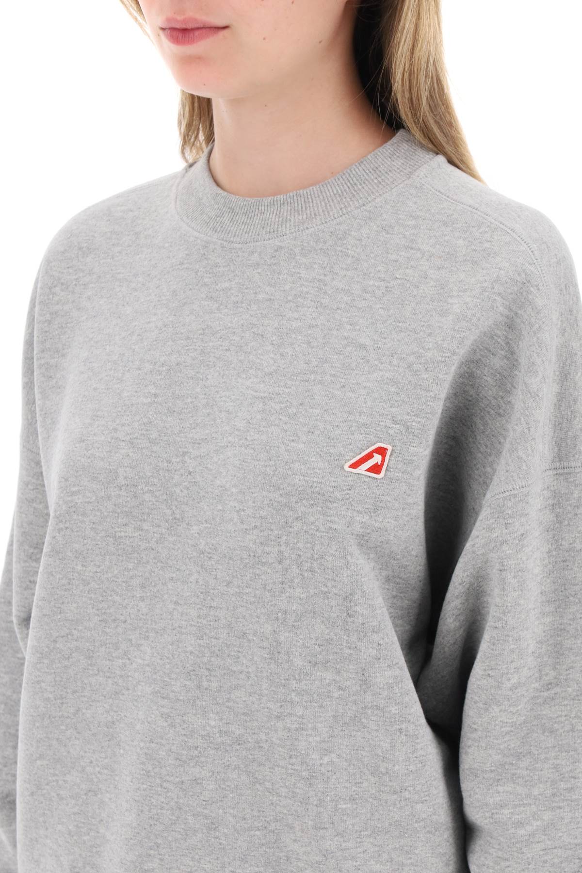 Autry Autry crew-neck sweatshirt with logo patch