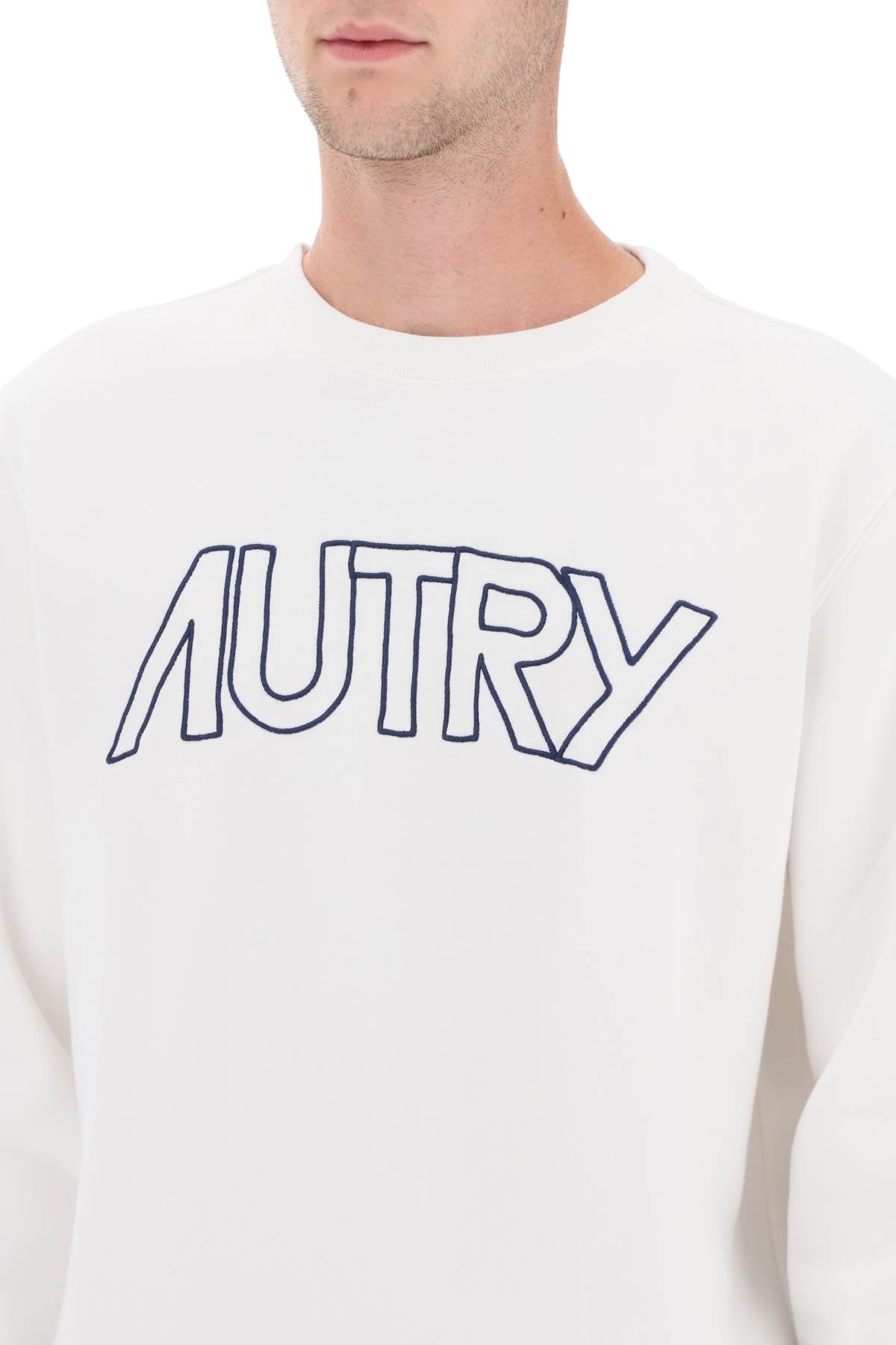 Autry Autry crew-neck sweatshirt with logo embroidery