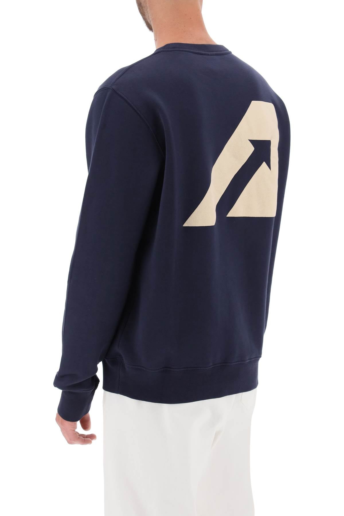 Autry icon sweatshirt with maxi logo