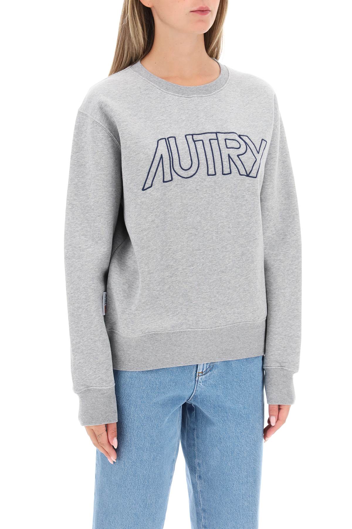 Autry Autry crew-neck sweatshirt with logo embroidery